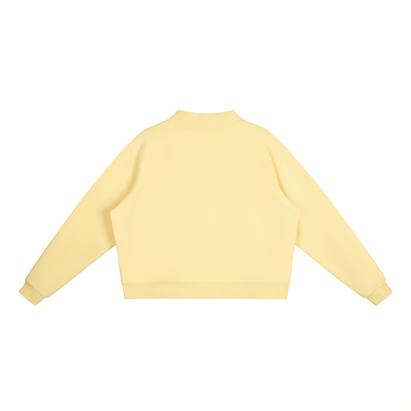 Unverzichtbares Fleece-Sweatshirt mit Mock-Neck