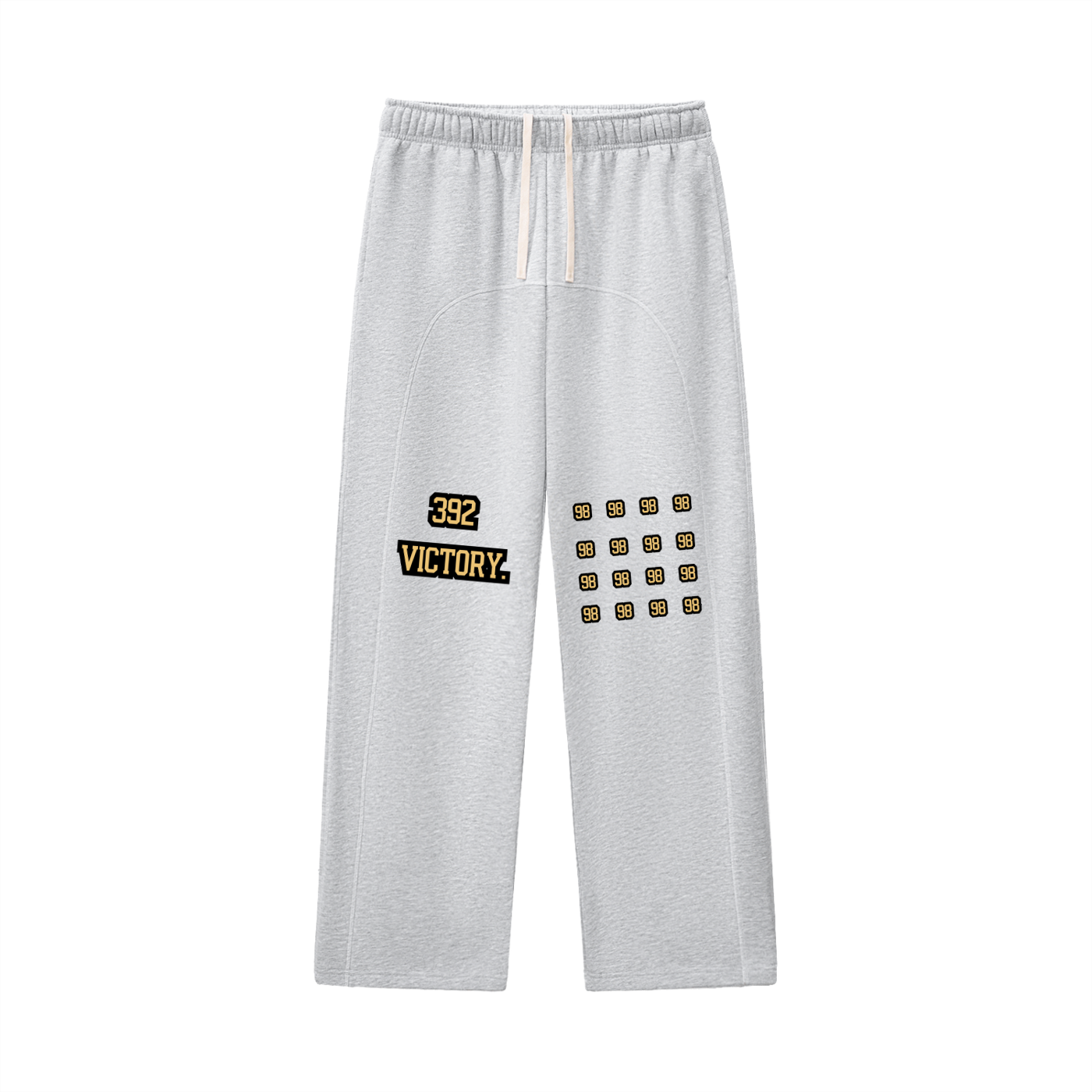 Sweatpants aus Fleece mit Kontrastnähten