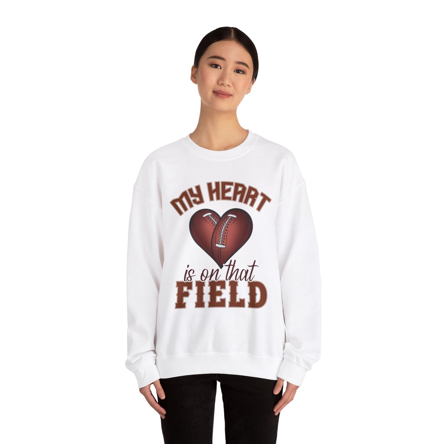 ALL WHITE GAME DAY Crewneck Sweatshirt