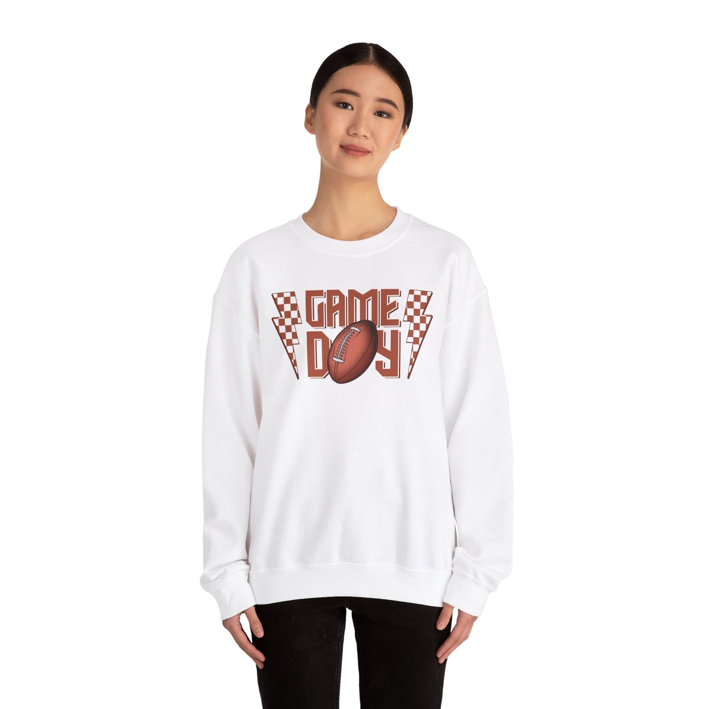 ALL WHITE GAME DAY  Crewneck Sweatshirt