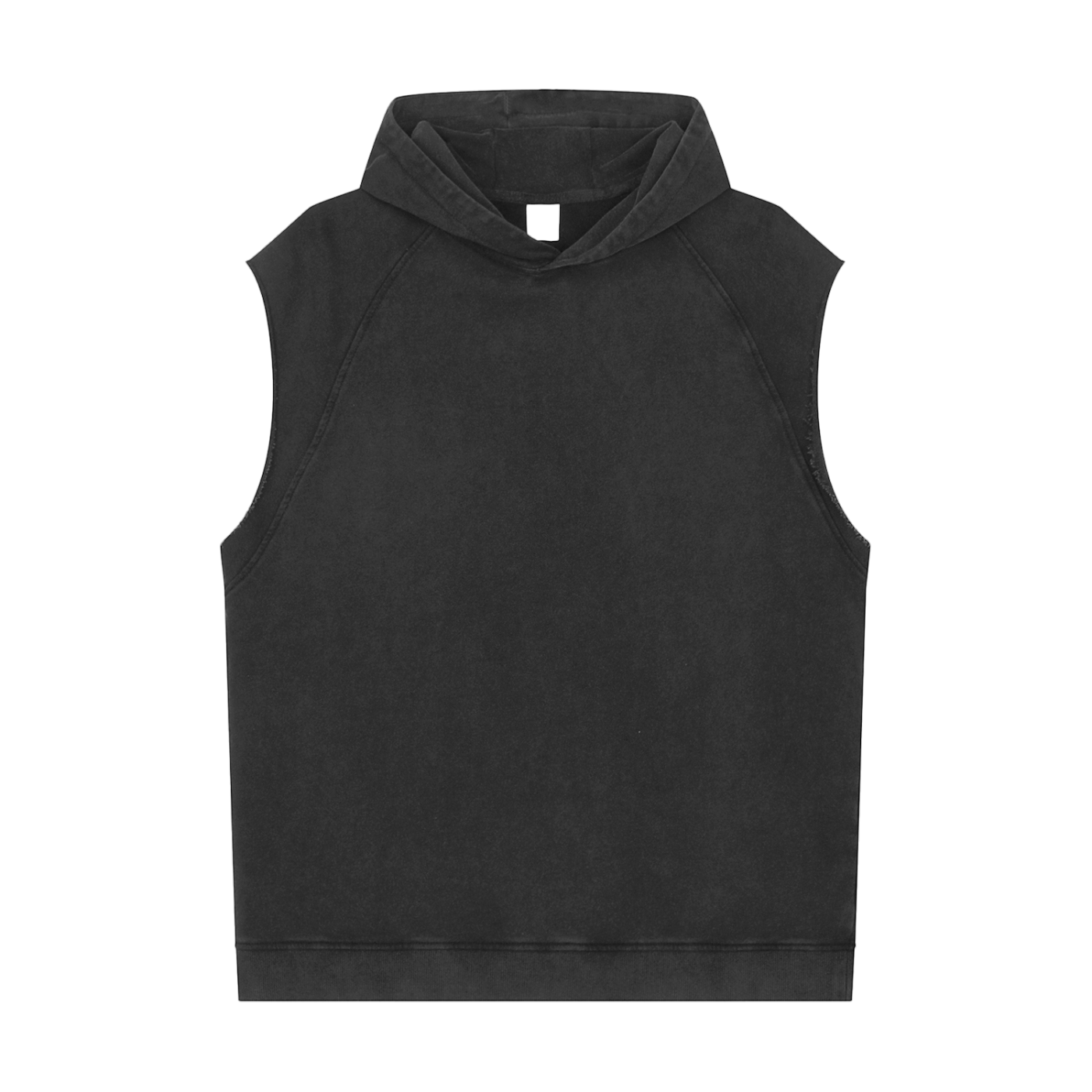 Snow Washed Sleeveless Hoodie