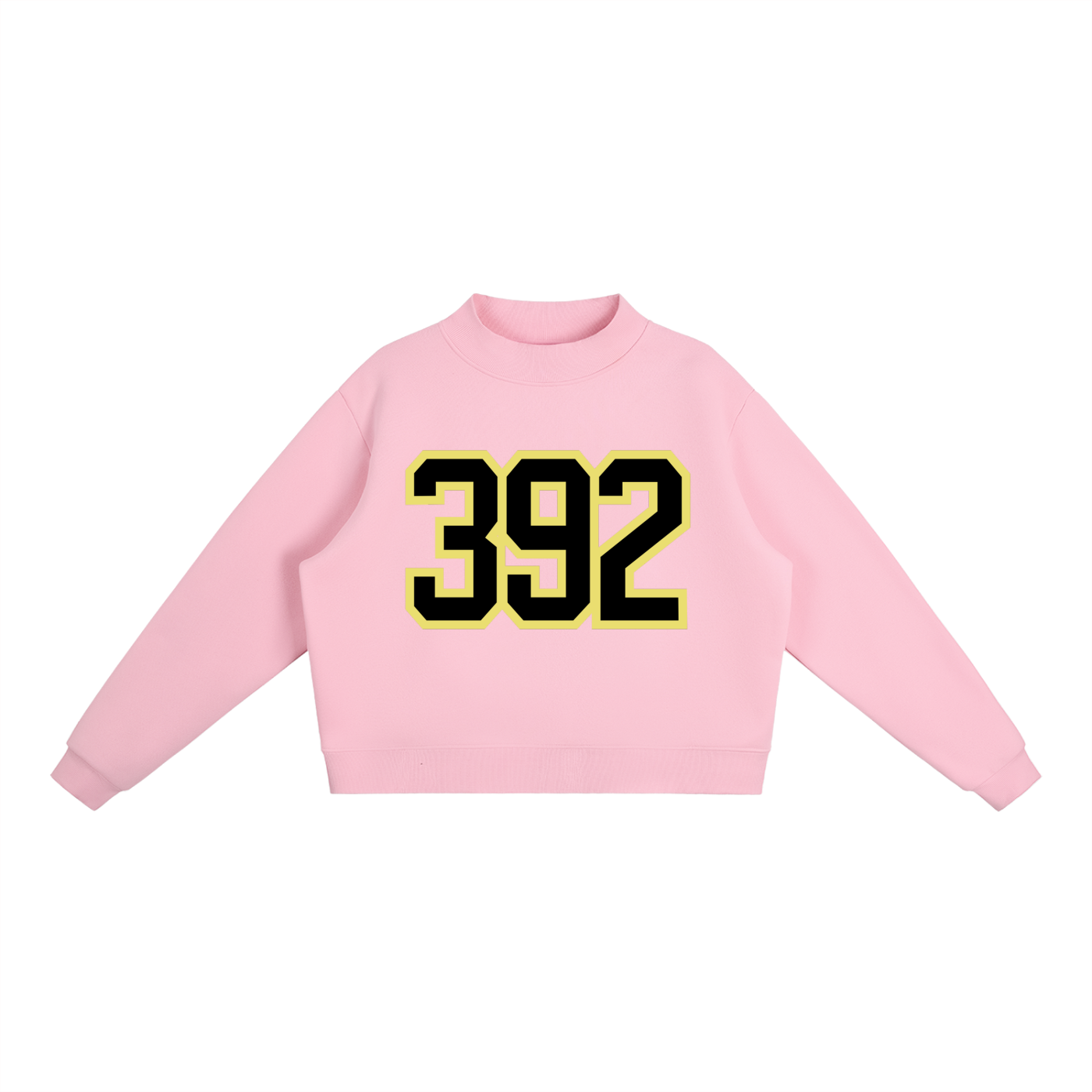 Unverzichtbares Fleece-Sweatshirt mit Mock-Neck